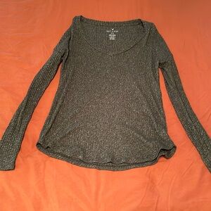 American eagle soft and sexy ribbed v neck sweater. Lightweight.